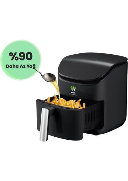 Air Fryer 3.5 Litre Siyah Akıllı Fritöz