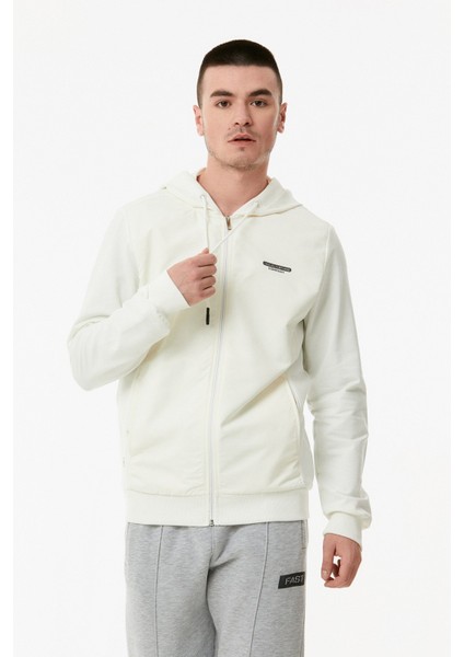 Baskılı Dalgıç Kumaş Sweatshirt