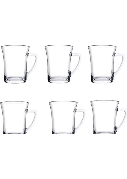 Sahil Cam Kupa Bardak 6 Lı fiyatları