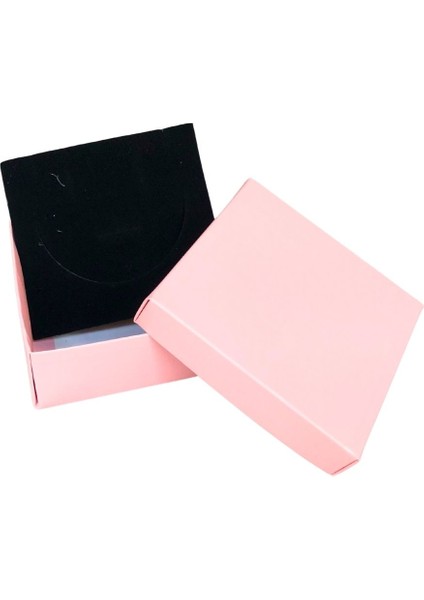 Pembe Karton Kelepçe & Mini Set Kutusu 20'li Paket (Içi Süngerli )