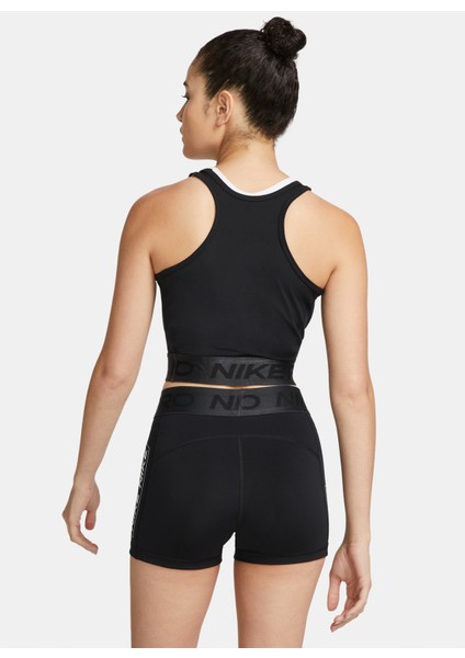 Siyah Kadın O Yaka Düz Atlet DQ5593 010 W Np Df Crp Gx Tank modelleri