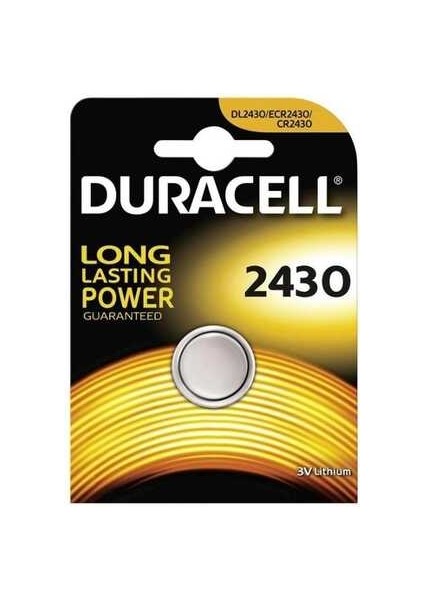 Duracell Cr 2430 Lithium 3V Pil 1 Apos;li