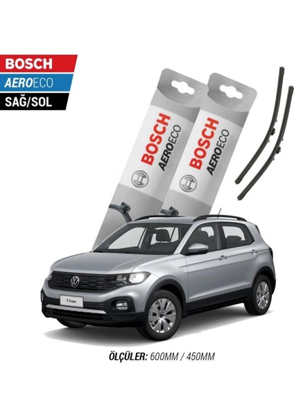 Volkswagen T-Cross 2023 Model Bosch Aeroeco Muz Silecek Takımı