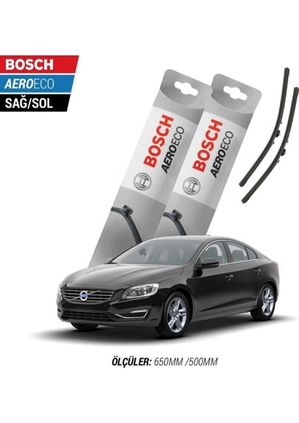 Volvo S60 2014 Model Bosch Aeroeco Muz Silecek Takımı