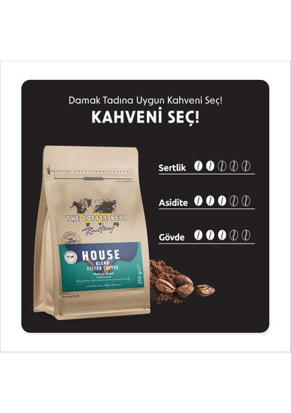 House Blend Filtre Kahve 250 gr fiyatları
