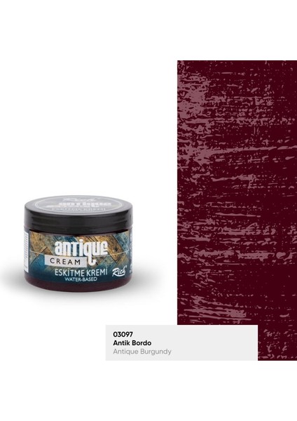Eskitme Kremi antique Cream 4010 Antik Bordo 150 cc