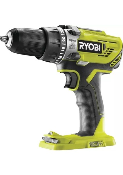 Ryobı R18PD3-220TAH Akülü Darbeli Matkap 18V + Aksesuar Seti (2.0AH Çift Akü) - 5133005506