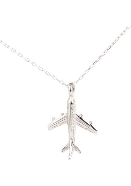 925 Ayar Gümüş Boeing Uçak Kolye modelleri