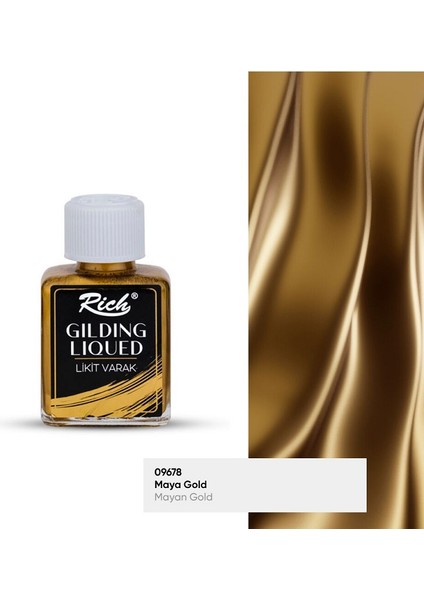 Likit Varak Gilding Liqued 75 cc Maya Gold