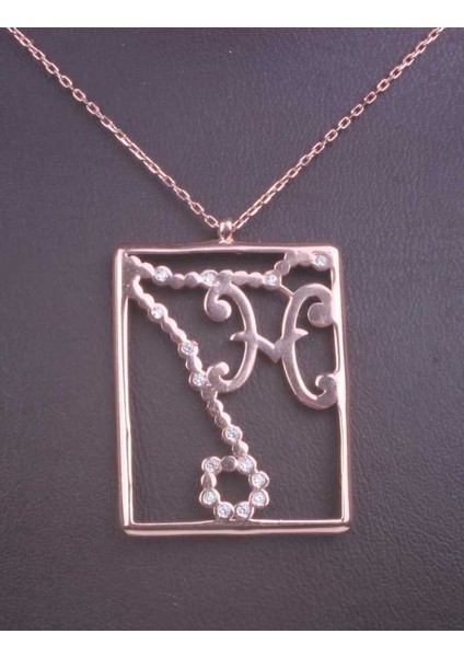 925 Ayar Rose Gümüş Balık Burcu Kolye fırsatları
