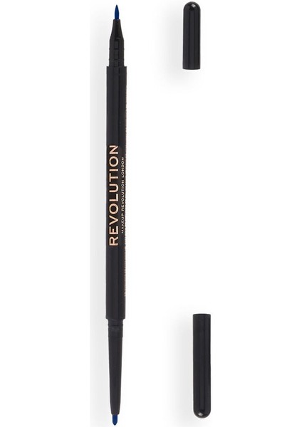 Felt And Kohl Precision Dual Liner Eyeliner Blue Mavi