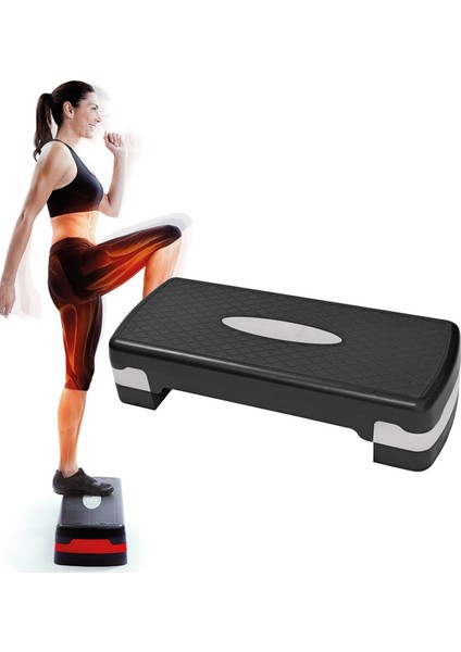 Step Tahtası 2 Kademeli Step Iki Kademeli Step Spor Aleti Kondisyon Fitness Kardiyo