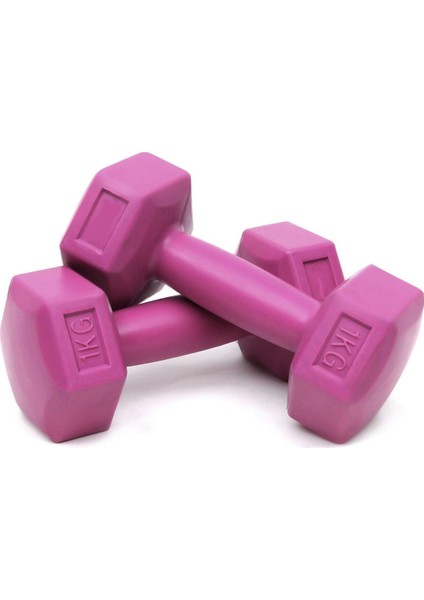 1 kg Dambıl 1KGX2ADET Dumbell Ağırlık Pilates Seti Kondisyon Spor Aleti