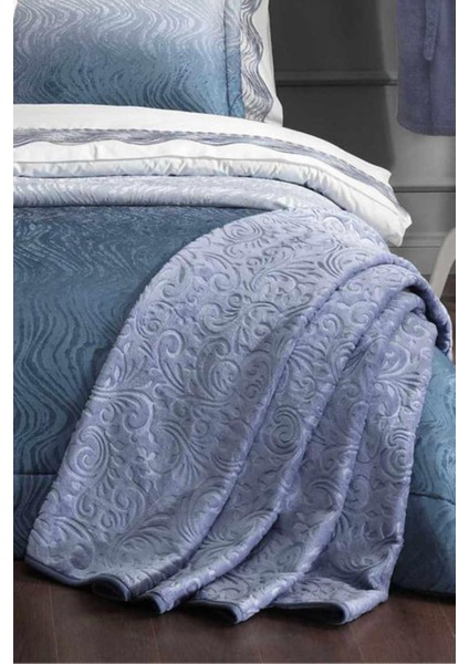 Helezon Lacivert Çift Kişilik Evlilik Düğün Çeyiz Seti 16 Parça modelleri