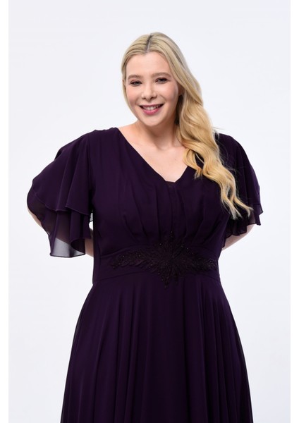 Şifon Uzun Abiye indirimleri