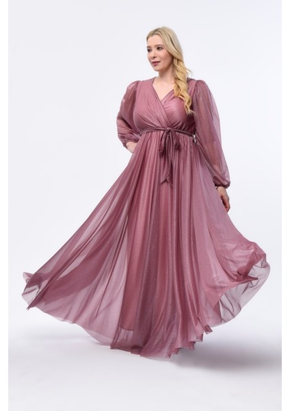 Uzun Simli Tül Abiye