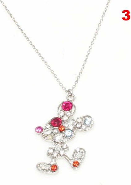 925 Ayar Gümüş Sevimli Figürü Kolye, Beyaz fırsatları