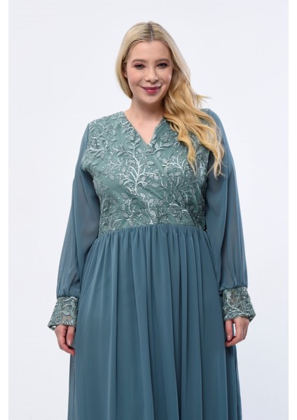 Uzun Şifon Abiye indirimleri