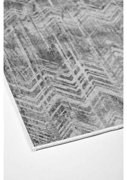 Dijital Salon Halısı Trend Keçe Kaymaz Taban Iskandinav Mel Antrasit modelleri