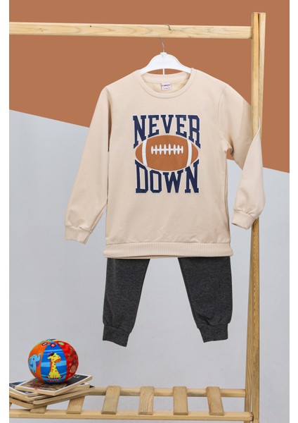 Newer Down Beyzbol Temalı Çocuk Sweat Takım