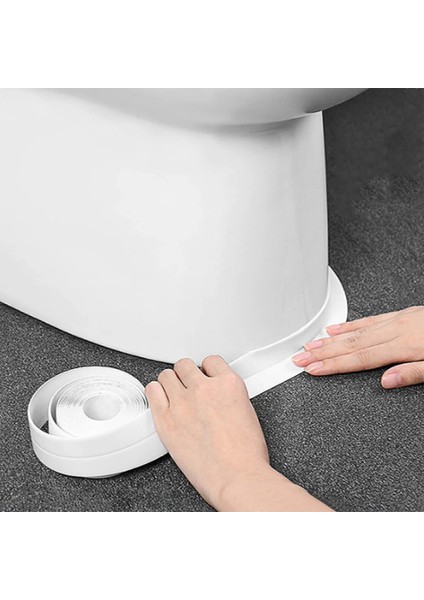 Su Sızdırmaz Geçirmez Lavabo Tezgah Küvet Duş Banyo Mutfak Pencere Izolasyon Şerit Bant 3,2 M x 38MM