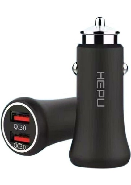 HP779 Araç Çakmaklık Şarj 18WATT Çift Çıkış fiyatları