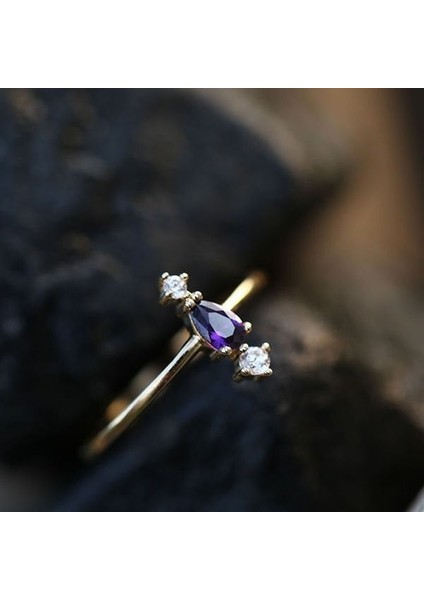 Purple Crown Ametist Yüzük