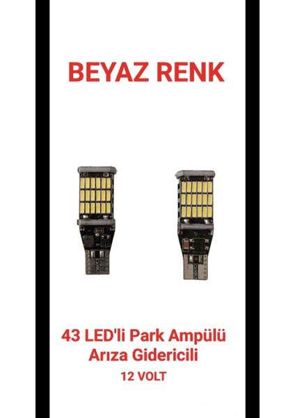 Cyhper Beyaz Renk Park Ampülü T10 LED