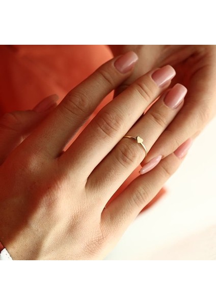 Minimal Heart Altın Yüzük fiyatları