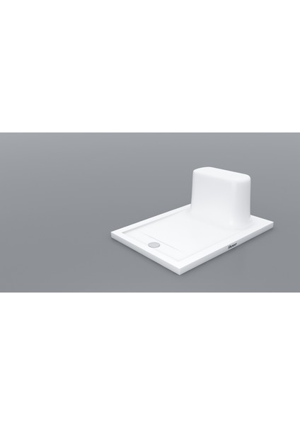 80X120 Lee Dikdörtgen Oturmalı Flat Duş Teknesi (H:5 Cm)