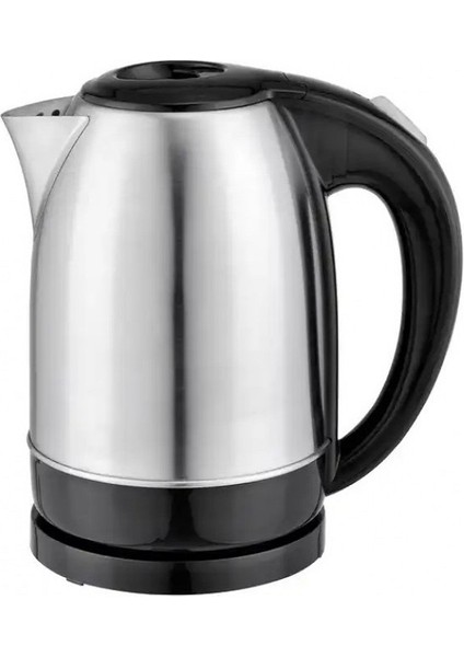 Inox Çelik Kettle Su Isıtıcı 1500W 1.8lt