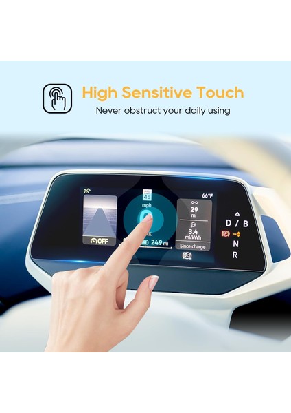 Volkswagen Id.3 10 Inç Navigasyon Multimedya ve Dijital Gösterge Uyumlu 9h Nano Ekran Koruyucu modelleri
