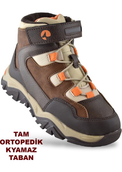 Barcelona Ortopedik Cırtlı Unisex Çocuk Bot Ayakkabı Çocuk Outdoor Bot