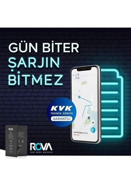 Cep Tel Batarya Discovery Gm5 Plus Rova Garantili