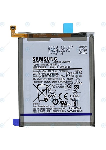 Samsung A51 Kvk Servis Orjinal Batarya