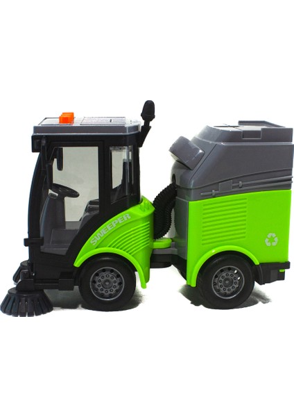 1/16 Ölçek Oyuncak Çöp Temizleme Kamyonu Işıklı Sesli fiyatları