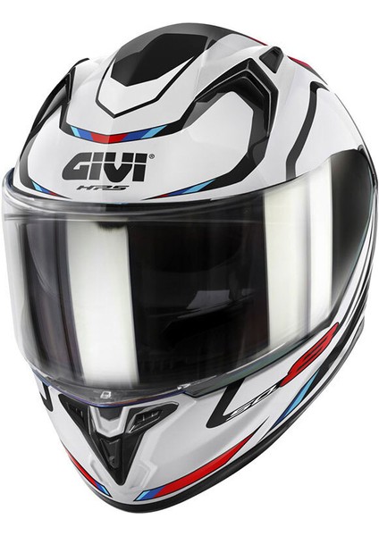 50.8 MACH1 BEYAZ-SİYAH-KIRMIZI KASK