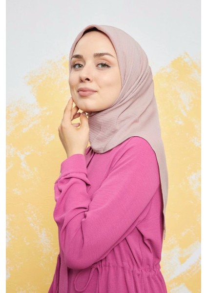 Bonjela Soft Krinkıl Pamuk Eşarp Pudra