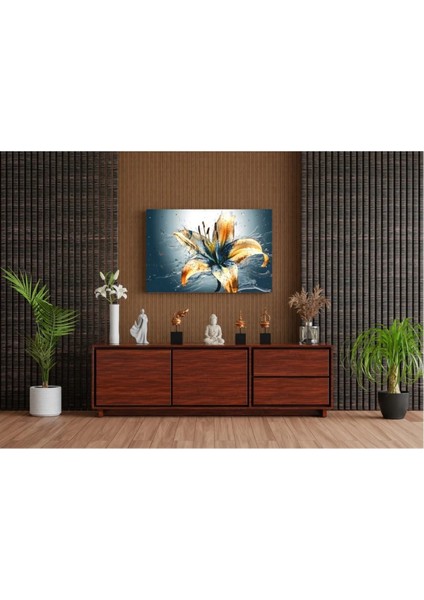 Islak Çiçek Dekoratif Kanvas Tablo AR030412 fiyatları