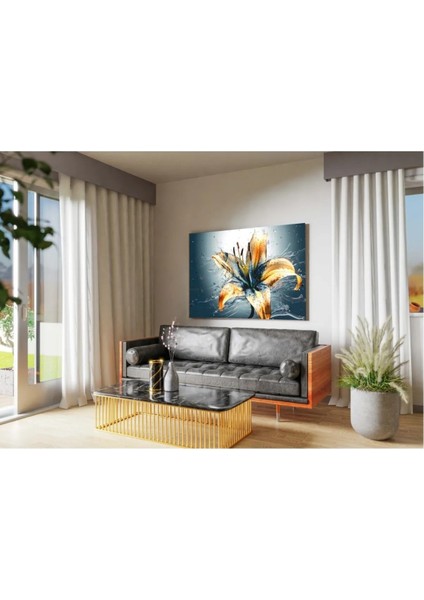 Islak Çiçek Dekoratif Kanvas Tablo AR030412 modelleri