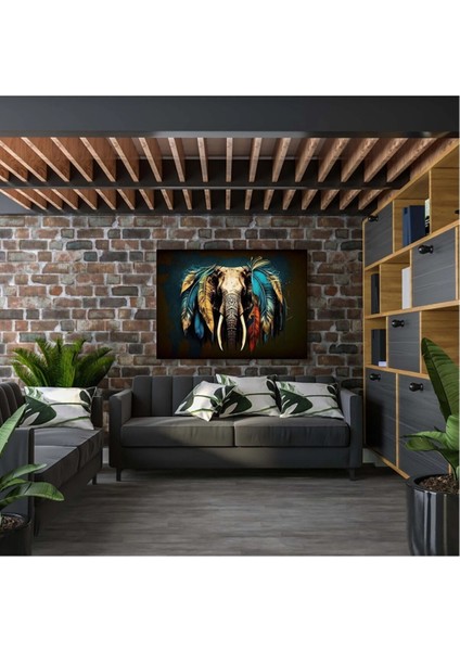 Soyut Fil Dekoratif Kanvas Tablo AR030409 fiyatları