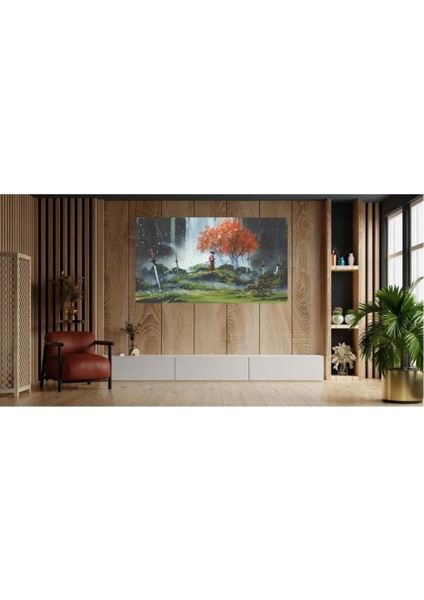 Samuray Tablosu Dekoratif Kanvas Tablo AR030404 modelleri