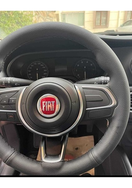 Üniversal Dikmeli Direksiyon Kılıfı Fiat Egea Easy Plastik Direksiyon Için Uyumlu