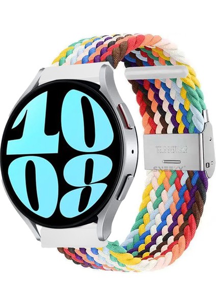 Huawei Watch Gt 3 Elegant Active 42MM Uyumlu 20MM Metal Klips Solo Fiberlink Örgü Kordon