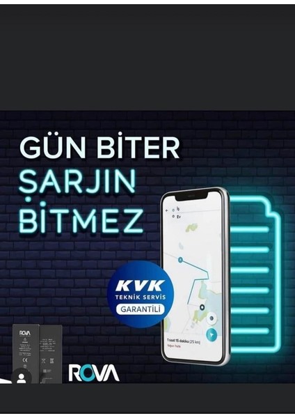 Cep Tel Batarya Iphone 6 Rova Garantili