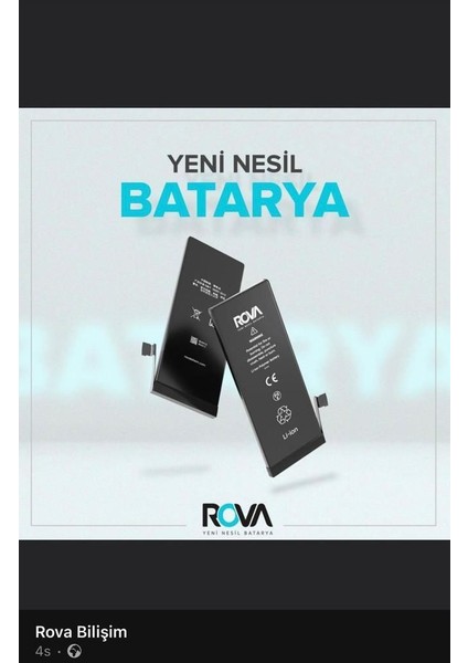 Cep Tel Batarya Iphone 6 Rova Garantili fırsatları