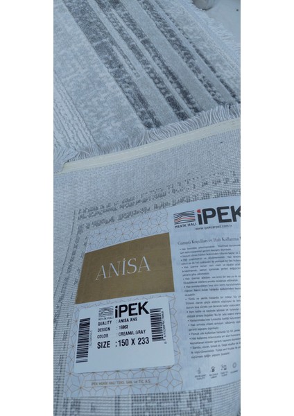 Ipek Halı Anisa Akrilik(Yün) Dokuma 150X233(4M2) Makinadokuması Halı