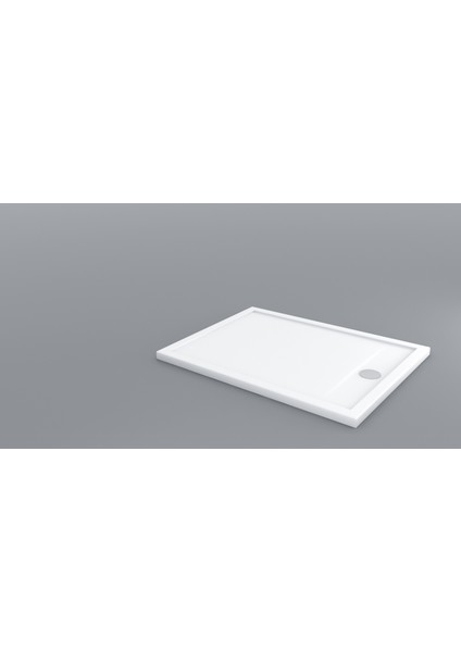 90X120 Dikdörtgen Slim Flat Duş Teknesi (H:5 Cm)