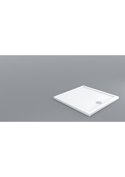 90X90 Kare Slim Flat Duş Teknesi (H:5 Cm)