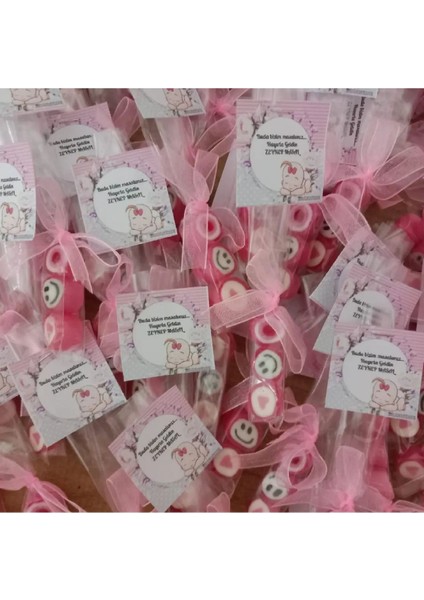 Pembe Temalı Babyshower, Mevlit, Doğum Günü, Düğün, Nişan Şekeri 100 Adet
